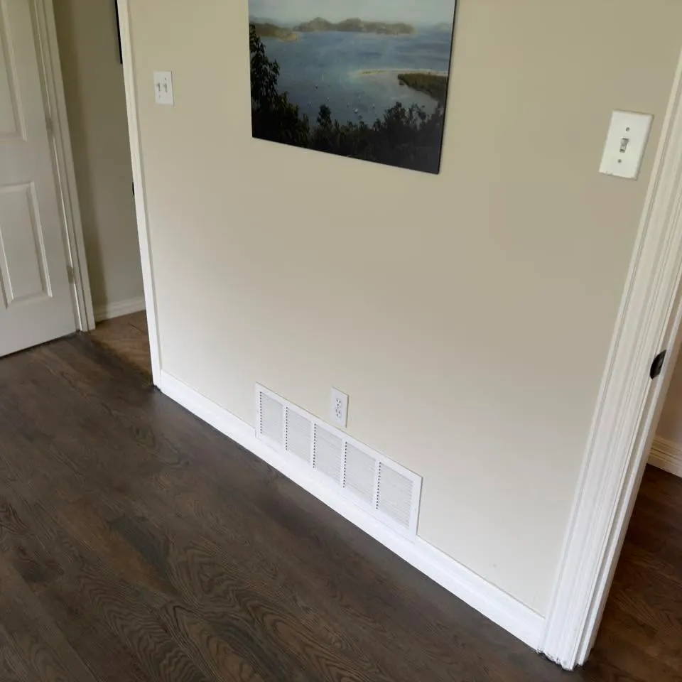 Finished detail from the interior room refresh documented by Chavanelle Built Co.